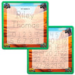 Load image into Gallery viewer, Kid's Name Tracing Board | Dry Erase Letter Tracing | Reusable Name Tracing Board | Letter Tracing Board | Personalized | Monster Truck Theme