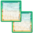 Load image into Gallery viewer, Kid's Name Tracing Board | Dry Erase Letter Tracing | Reusable Name Tracing Board | Letter Tracing Board | Personalized | Day At The Beach Theme