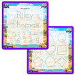 Load image into Gallery viewer, Kid's Name Tracing Board | Dry Erase Letter Tracing | Reusable Name Tracing Board | Letter Tracing Board | Personalized | Car Friends Theme