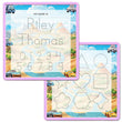 Load image into Gallery viewer, Kid's Name Tracing Board | Dry Erase Letter Tracing | Reusable Name Tracing Board | Letter Tracing Board | Personalized | Car Friends Theme