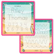 Load image into Gallery viewer, Kid's Name Tracing Board | Dry Erase Letter Tracing | Reusable Name Tracing Board | Letter Tracing Board | Personalized | Day At The Beach Theme