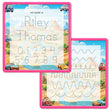 Load image into Gallery viewer, Kid's Name Tracing Board | Dry Erase Letter Tracing | Reusable Name Tracing Board | Letter Tracing Board | Personalized | Car Friends Theme