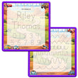Load image into Gallery viewer, Kid's Name Tracing Board | Dry Erase Letter Tracing | Reusable Name Tracing Board | Letter Tracing Board | Personalized | Cars Theme