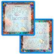 Load image into Gallery viewer, Kid's Name Tracing Board | Dry Erase Letter Tracing | Reusable Name Tracing Board | Letter Tracing Board | Personalized | Ocean Friends Theme