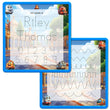 Load image into Gallery viewer, Kid's Name Tracing Board | Dry Erase Letter Tracing | Reusable Name Tracing Board | Letter Tracing Board | Personalized | Train Friends Theme