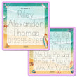 Load image into Gallery viewer, Kid's Name Tracing Board | Dry Erase Letter Tracing | Reusable Name Tracing Board | Letter Tracing Board | Personalized | Day At The Beach Theme