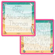 Load image into Gallery viewer, Kid's Name Tracing Board | Dry Erase Letter Tracing | Reusable Name Tracing Board | Letter Tracing Board | Personalized | Day At The Beach Theme