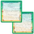 Load image into Gallery viewer, Kid's Name Tracing Board | Dry Erase Letter Tracing | Reusable Name Tracing Board | Letter Tracing Board | Personalized | Day At The Beach Theme