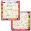 Load image into Gallery viewer, Kid's Name Tracing Board | Dry Erase Letter Tracing | Reusable Name Tracing Board | Letter Tracing Board | Personalized | Cars Theme