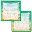 Load image into Gallery viewer, Kid's Name Tracing Board | Dry Erase Letter Tracing | Reusable Name Tracing Board | Letter Tracing Board | Personalized | Day At The Beach Theme