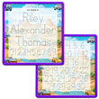 Load image into Gallery viewer, Kid's Name Tracing Board | Dry Erase Letter Tracing | Reusable Name Tracing Board | Letter Tracing Board | Personalized | Car Friends Theme