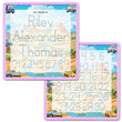 Load image into Gallery viewer, Kid's Name Tracing Board | Dry Erase Letter Tracing | Reusable Name Tracing Board | Letter Tracing Board | Personalized | Car Friends Theme