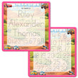 Load image into Gallery viewer, Kid's Name Tracing Board | Dry Erase Letter Tracing | Reusable Name Tracing Board | Letter Tracing Board | Personalized | Cars Theme