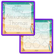 Load image into Gallery viewer, Kid's Name Tracing Board | Dry Erase Letter Tracing | Reusable Name Tracing Board | Letter Tracing Board | Personalized | Day At The Beach Theme