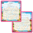 Load image into Gallery viewer, Kid's Name Tracing Board | Dry Erase Letter Tracing | Reusable Name Tracing Board | Letter Tracing Board | Personalized | Car Friends Theme