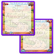 Load image into Gallery viewer, Kid's Name Tracing Board | Dry Erase Letter Tracing | Reusable Name Tracing Board | Letter Tracing Board | Personalized | Cars Theme