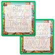 Load image into Gallery viewer, Kid's Name Tracing Board | Dry Erase Letter Tracing | Reusable Name Tracing Board | Letter Tracing Board | Personalized | Construction Theme