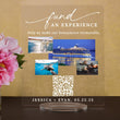 Load image into Gallery viewer, Elation Factory Co Custom Fund Our Experience Cruise Honeymoon (Honeyfund) Fund Acrylic Sign, QR Code Cash Gift Sign, Wedding Gift Sign, Acrylic Wedding Sign