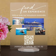 Load image into Gallery viewer, Elation Factory Co Custom Fund Our Experience Cruise Honeymoon (Honeyfund) Fund Acrylic Sign, QR Code Cash Gift Sign, Wedding Gift Sign, Acrylic Wedding Sign