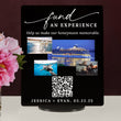 Load image into Gallery viewer, Elation Factory Co Custom Fund Our Experience Cruise Honeymoon (Honeyfund) Fund Acrylic Sign, QR Code Cash Gift Sign, Wedding Gift Sign, Acrylic Wedding Sign