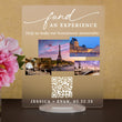 Load image into Gallery viewer, Elation Factory Co Custom Fund Our Experience Paris Honeymoon (Honeyfund) Fund Acrylic Sign, QR Code Cash Gift Sign, Wedding Gift Sign, Acrylic Wedding Sign