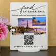 Load image into Gallery viewer, Elation Factory Co Custom Fund Our Experience Paris Honeymoon (Honeyfund) Fund Acrylic Sign, QR Code Cash Gift Sign, Wedding Gift Sign, Acrylic Wedding Sign