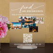 Load image into Gallery viewer, Elation Factory Co Custom Fund Our Experience Tropical Honeymoon (Honeyfund) Fund Acrylic Sign, QR Code Cash Gift Sign, Wedding Gift Sign, Acrylic Wedding Sign