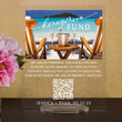 Load image into Gallery viewer, Elation Factory Co Custom Tropical Beach Honeymoon (Honeyfund) Fund Acrylic Sign, QR Code Cash Gift Sign, Wedding Gift Sign, Acrylic Wedding Sign