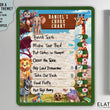 Load image into Gallery viewer, Elation Factory Co Toys & Games > Toys > Learning & School Kids Routine Chart | Chore Chart for Kids | Daily Checklist | Kids Daily Tasks | Daily Routine | Dry-Erase | African Animal Friends Theme