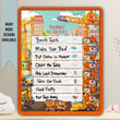 Load image into Gallery viewer, Elation Factory Co Toys & Games > Toys > Learning & School Kids Routine Chart | Chore Chart for Kids | Daily Checklist | Kids Daily Tasks | Daily Routine | Dry-Erase | Construction Theme