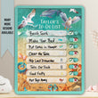Load image into Gallery viewer, Elation Factory Co Toys & Games > Toys > Learning & School Kids Routine Chart | Chore Chart for Kids | Daily Checklist | Kids Daily Tasks | Daily Routine | Dry-Erase | Personalized | Beach Theme