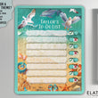 Load image into Gallery viewer, Elation Factory Co Toys & Games > Toys > Learning & School Kids Routine Chart | Chore Chart for Kids | Daily Checklist | Kids Daily Tasks | Daily Routine | Dry-Erase | Personalized | Beach Theme