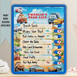 Load image into Gallery viewer, Elation Factory Co Toys & Games > Toys > Learning & School Kids Routine Chart | Chore Chart for Kids | Daily Checklist | Kids Daily Tasks | Daily Routine | Dry-Erase | Personalized | Cars Theme