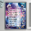 Load image into Gallery viewer, Elation Factory Co Toys & Games > Toys > Learning & School Kids Routine Chart | Chore Chart for Kids | Daily Checklist | Kids Daily Tasks | Daily Routine | Dry-Erase | Personalized | Deep Space Theme