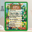 Load image into Gallery viewer, Elation Factory Co Toys & Games > Toys > Learning & School Kids Routine Chart | Chore Chart for Kids | Daily Checklist | Kids Daily Tasks | Daily Routine | Dry-Erase | Personalized | Dinosaur Theme