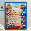 Load image into Gallery viewer, Elation Factory Co Toys & Games > Toys > Learning & School Kids Routine Chart | Chore Chart for Kids | Daily Checklist | Kids Daily Tasks | Daily Routine | Dry-Erase | Personalized | Monster Truck