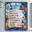 Load image into Gallery viewer, Elation Factory Co Toys & Games > Toys > Learning & School Kids Routine Chart | Chore Chart for Kids | Daily Checklist | Kids Daily Tasks | Daily Routine | Dry-Erase | Personalized | Trains Theme