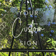 Load image into Gallery viewer, Elation Factory Co Weddings > Decorations > Signs > Wedding Welcome Signs Custom Large Wedding Sign, Create your own Welcome Wedding Sign! Acrylic Wedding Sign