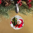 Load image into Gallery viewer, Elation Factory Co Custom Baby's First Christmas, Clear Acrylic Wedding Christmas Ornament, Couples Gift, Engagement or Wedding Gift