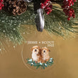Load image into Gallery viewer, Elation Factory Co Custom Pet Christmas Ornament, Clear Acrylic Holiday Dog / Cat Decoration, Modern Holiday Decor Active