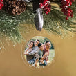 Load image into Gallery viewer, Elation Factory Co Custom Photo Christmas, Clear Acrylic Wedding Christmas Ornament, Couples Gift, Engagement or Wedding Gift