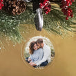 Load image into Gallery viewer, Elation Factory Co Custom Photo First Christmas Together, Clear Acrylic Wedding Christmas Ornament, Couples Gift, Engagement or Wedding Gift