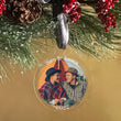 Load image into Gallery viewer, Elation Factory Co Custom Photo First Christmas Together, Clear Acrylic Wedding Christmas Ornament, Couples Gift, Engagement or Wedding Gift