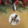 Load image into Gallery viewer, Elation Factory Co Custom Photo First Christmas Together, Clear Acrylic Wedding Christmas Ornament, Couples Gift, Engagement or Wedding Gift