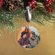 Load image into Gallery viewer, Elation Factory Co No Box Custom Photo Christmas, Clear Acrylic Wedding Christmas Ornament, Couples Gift, Engagement or Wedding Gift