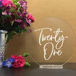 Load image into Gallery viewer, Elation Factory Co Weddings > Decorations > Serving & Dining > Table Décor > Table Numbers Round Table Numbers with stand