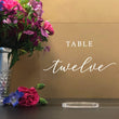 Load image into Gallery viewer, Elation Factory Co Weddings > Decorations > Serving & Dining > Table Décor > Table Numbers Square Table Numbers with stand