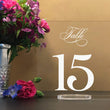 Load image into Gallery viewer, Elation Factory Co Weddings > Decorations > Serving & Dining > Table Décor > Table Numbers Square Table Numbers with stand