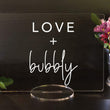 Load image into Gallery viewer, Elation Factory Co Weddings > Decorations > Signs Bubbly Bar, Open Bar Wedding Bar Menu Sign and Cocktail Bar Sign for wedding and special events.