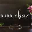 Load image into Gallery viewer, Elation Factory Co Weddings > Decorations > Signs Bubbly Bar, Open Bar Wedding Bar Menu Sign and Cocktail Bar Sign for wedding and special events.